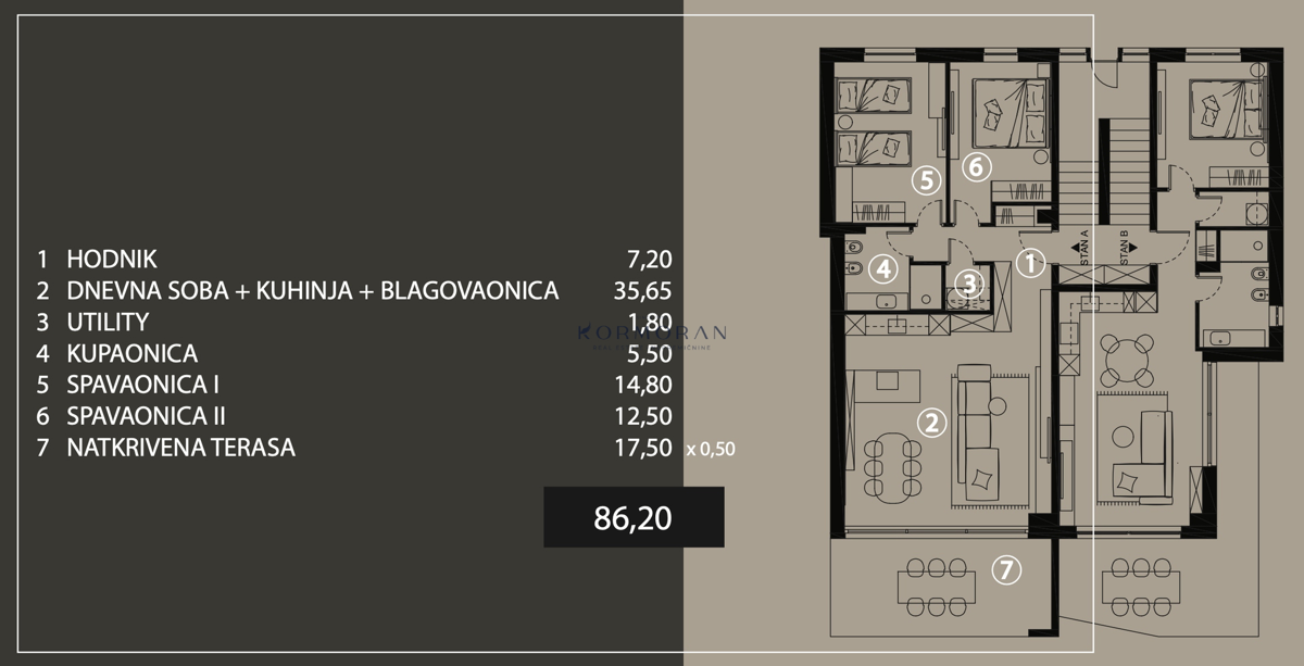 01 - Apartma A\E - Savudrija Resort